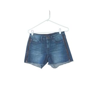 3/$15 Rock & Republic Medium Wash Side Zipper Low Rise 5" Denim Shorts Size 6
